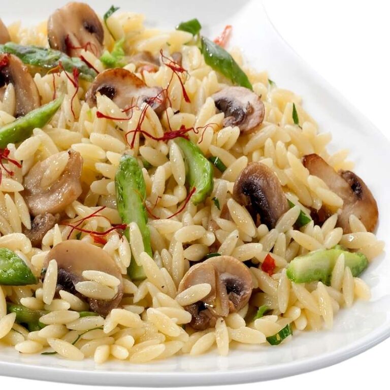 Picture of the dish - Broccoli-Mushroom Orzo with Beans
