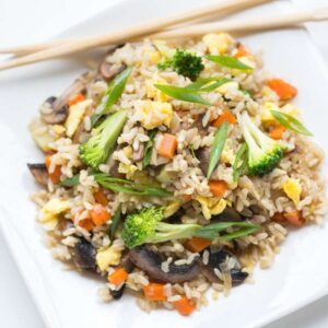 Picture of the dish - Fried Brown Rice