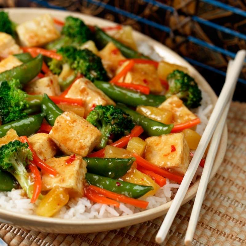 Orange Sesame Tofu Stir Fry Rush Fitness, LLC