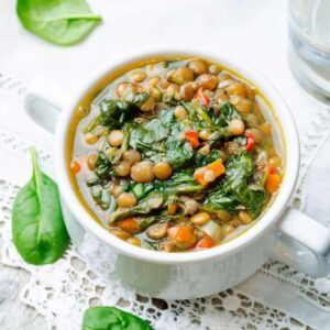 Picture of Sausage and Spinach Soup