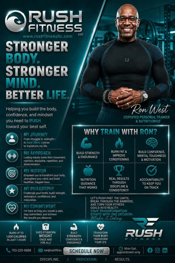 flyer about ron and services